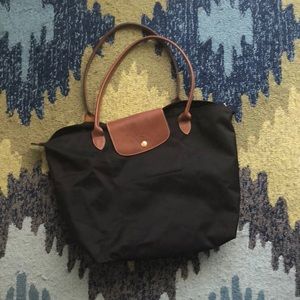 Large Long Champ Le Pliage bag